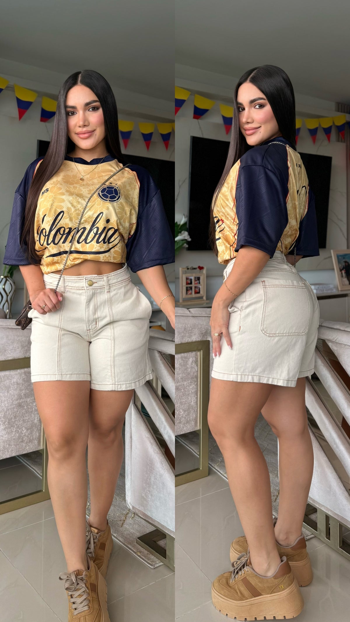 SHORT CREMA