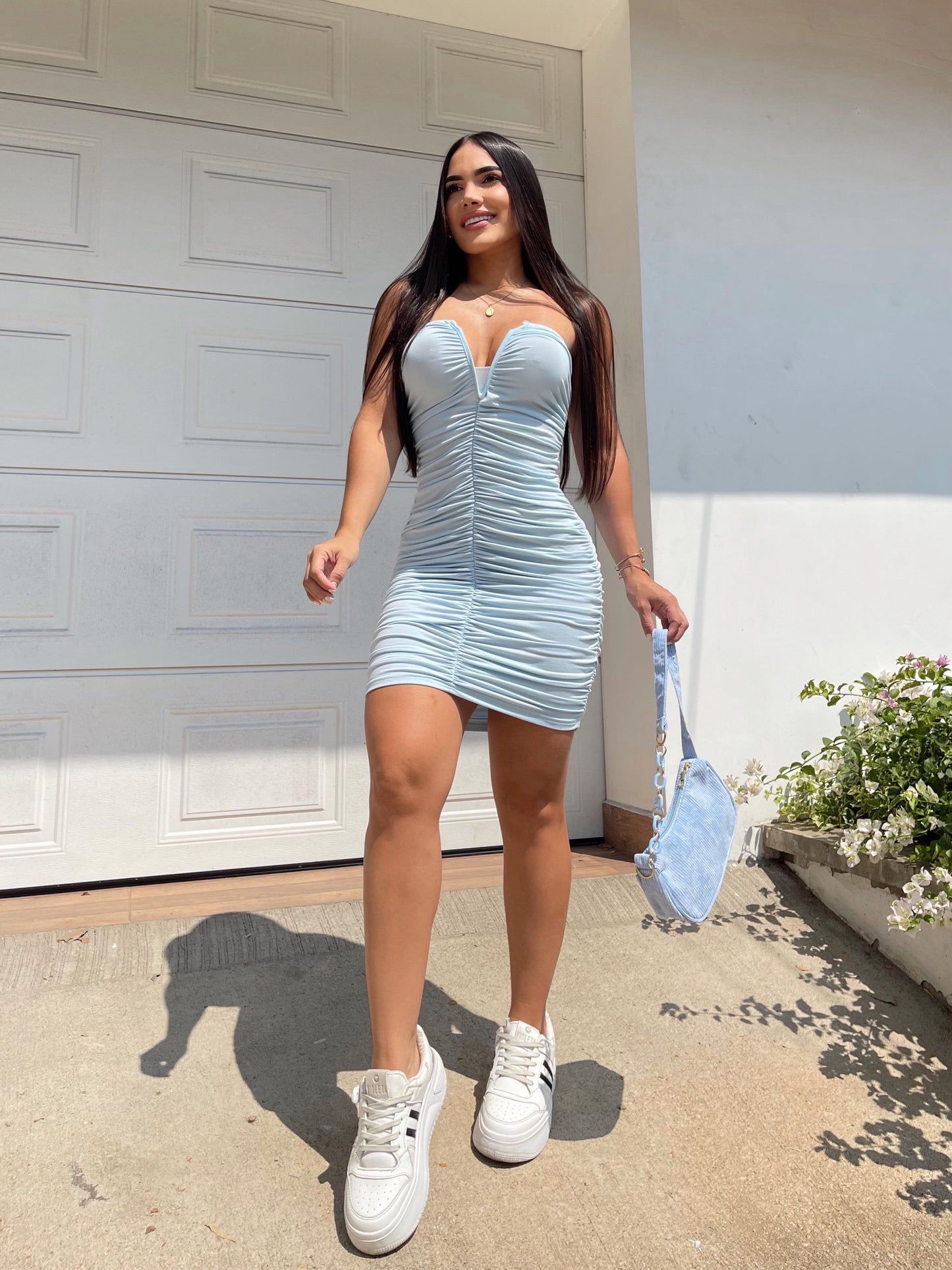 VESTIDO BARBARA CELESTE