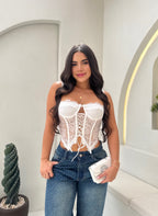 CORSET MÍA BLANCO