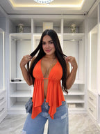 BLUSA MIAMI NARANJA