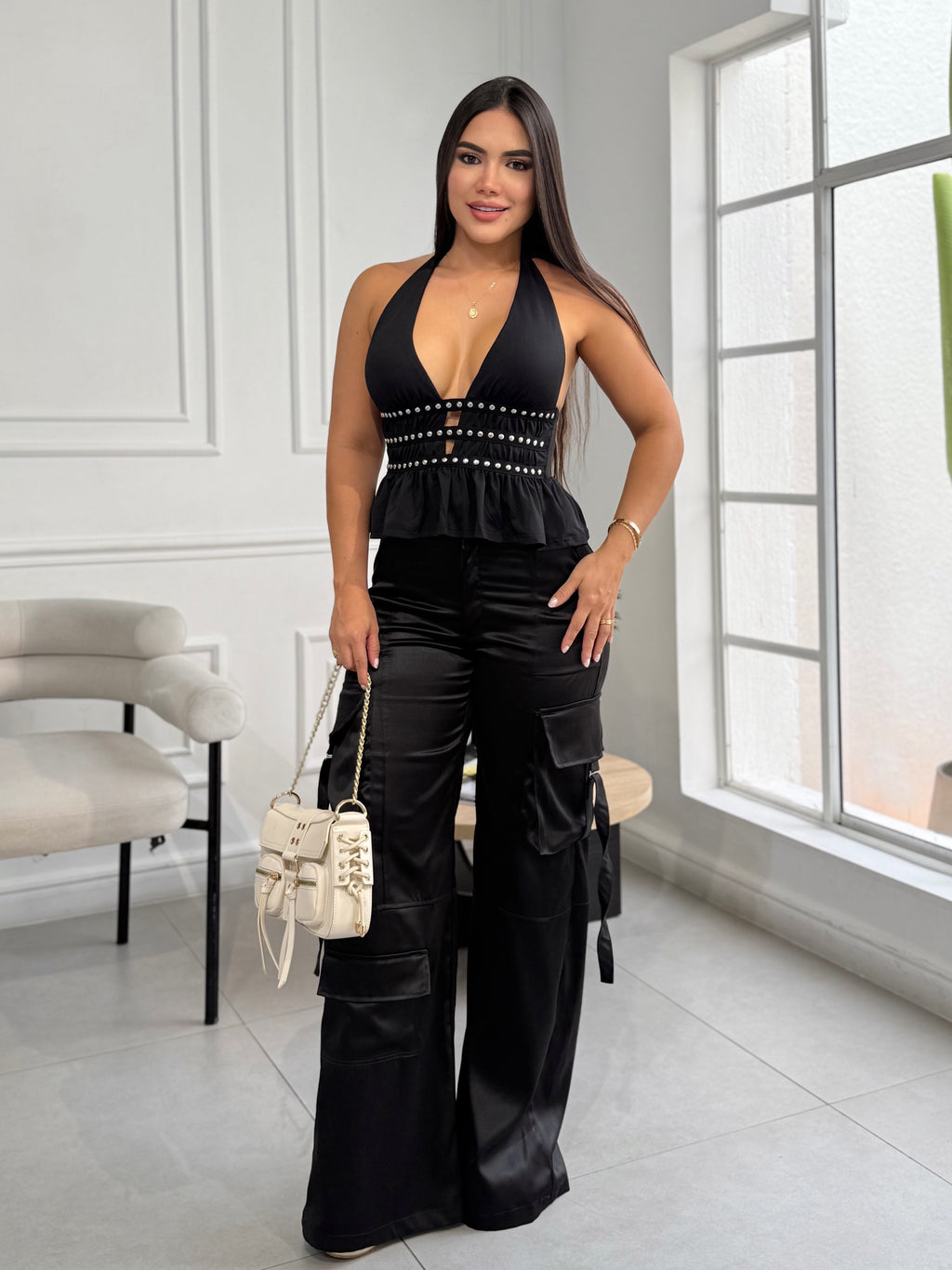 CARGO CHANEL NEGRO