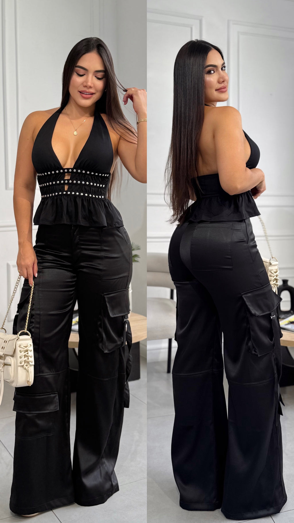 CARGO CHANEL NEGRO