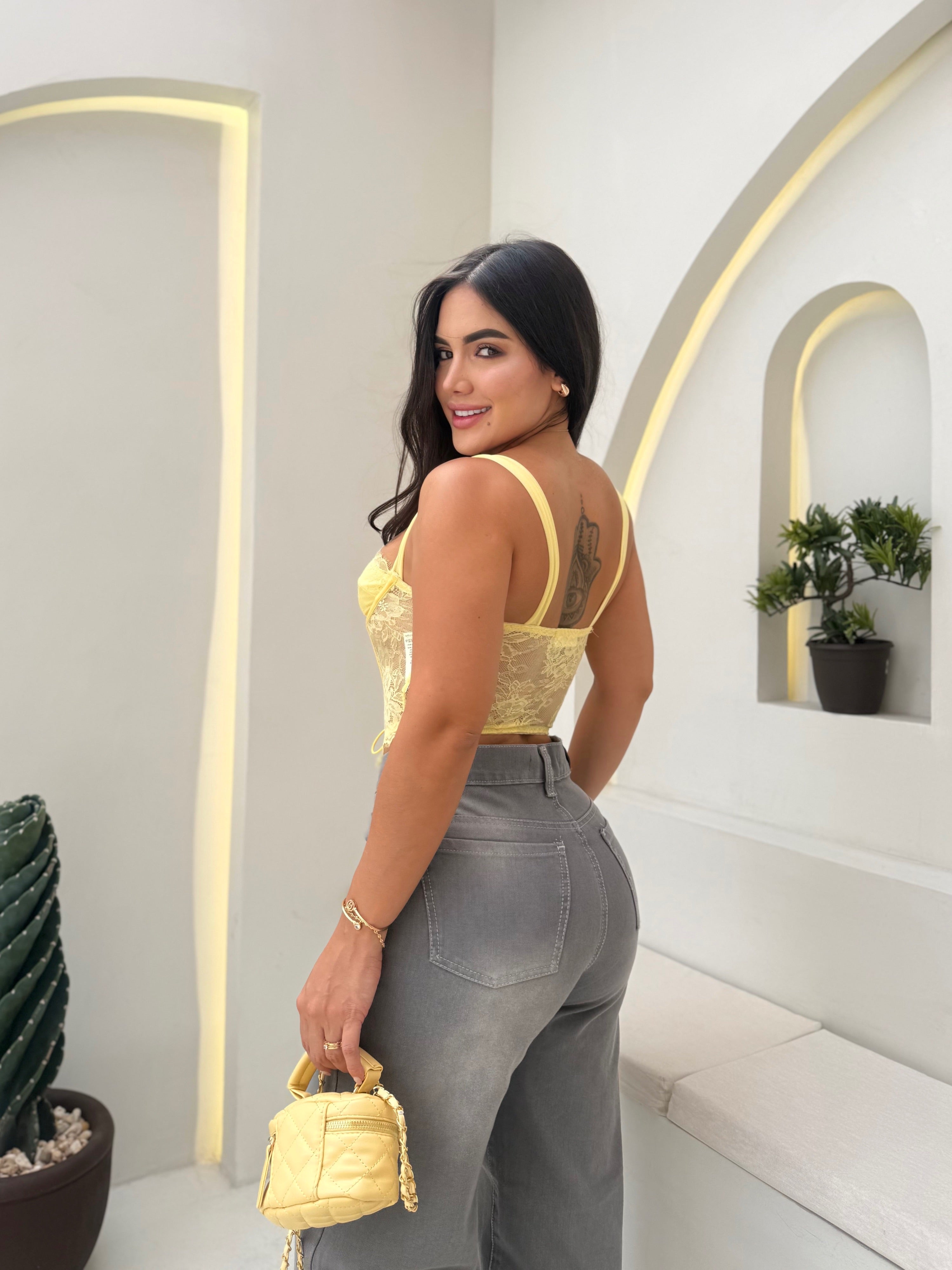 CORSET MÍA AMARILLO