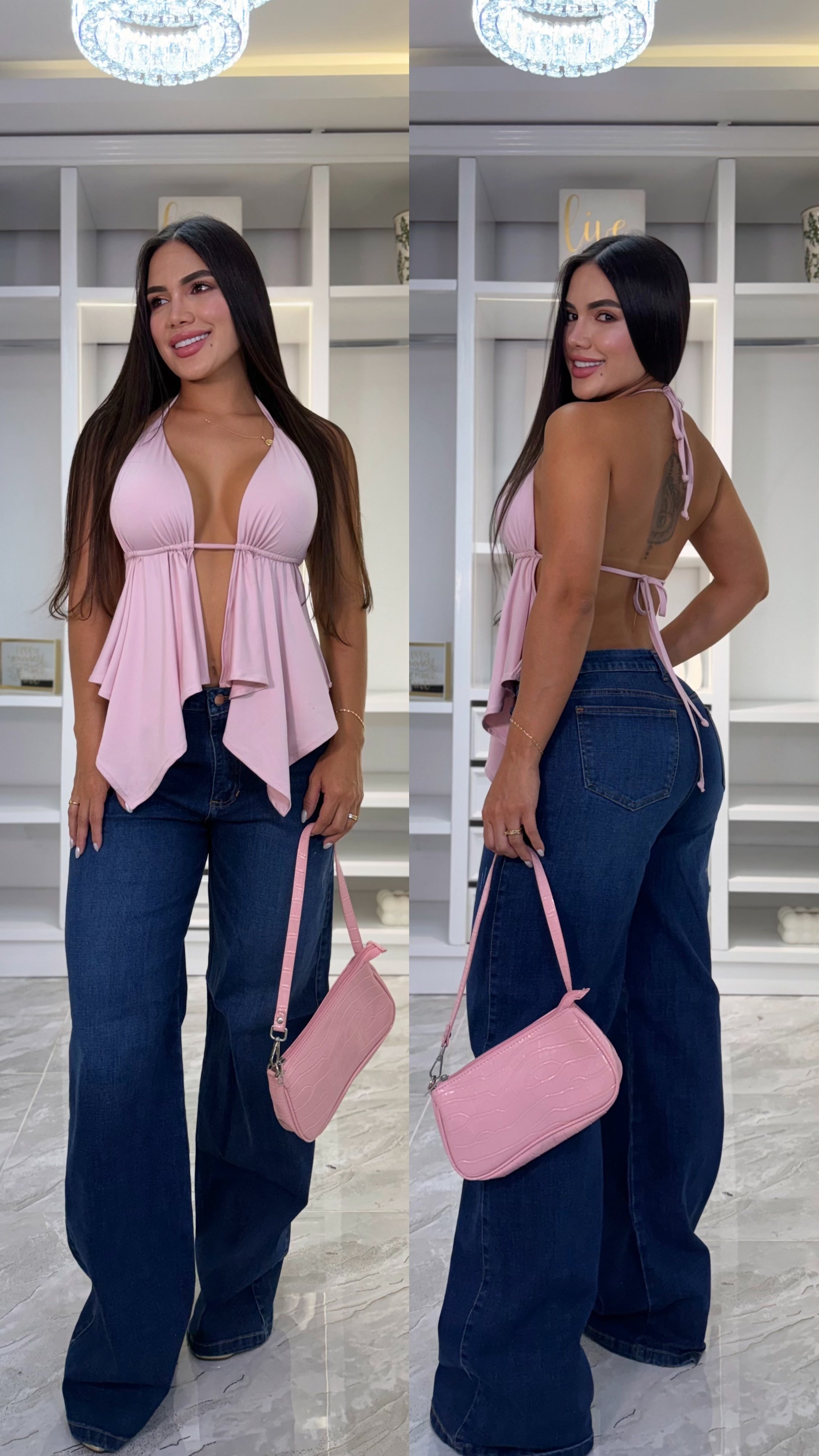 BLUSA MIAMI ROSADO