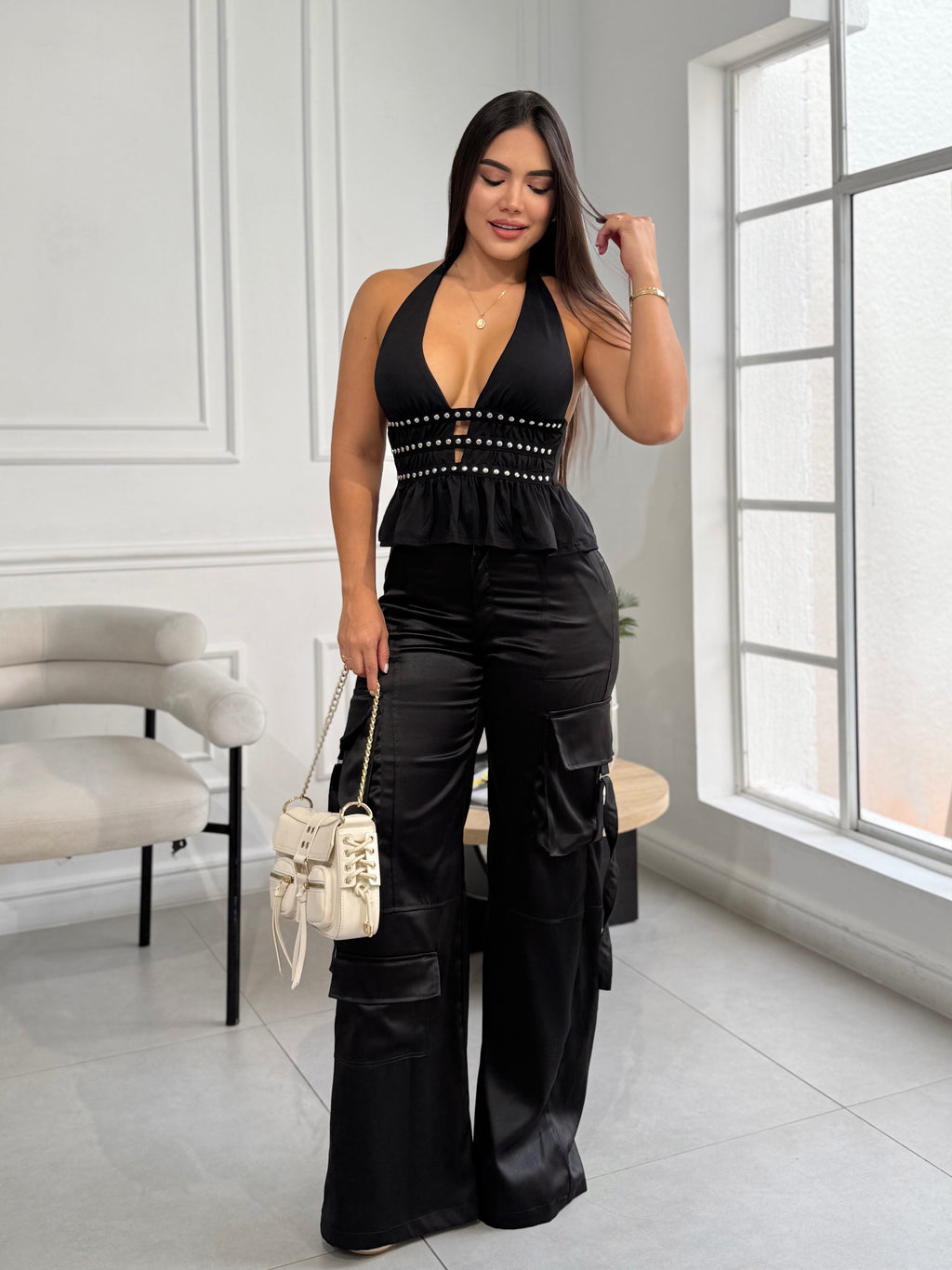 CARGO CHANEL NEGRO