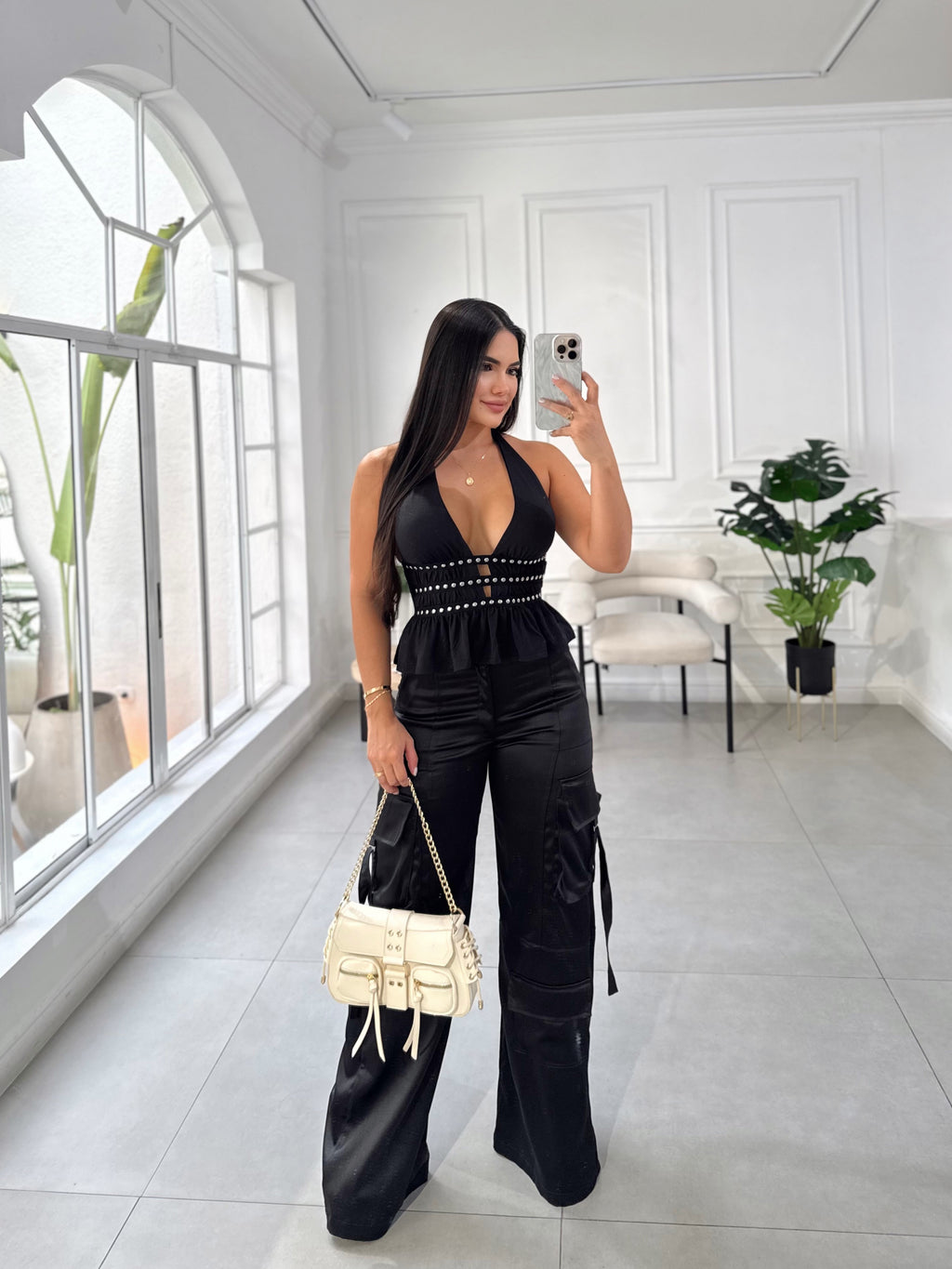 CARGO CHANEL NEGRO