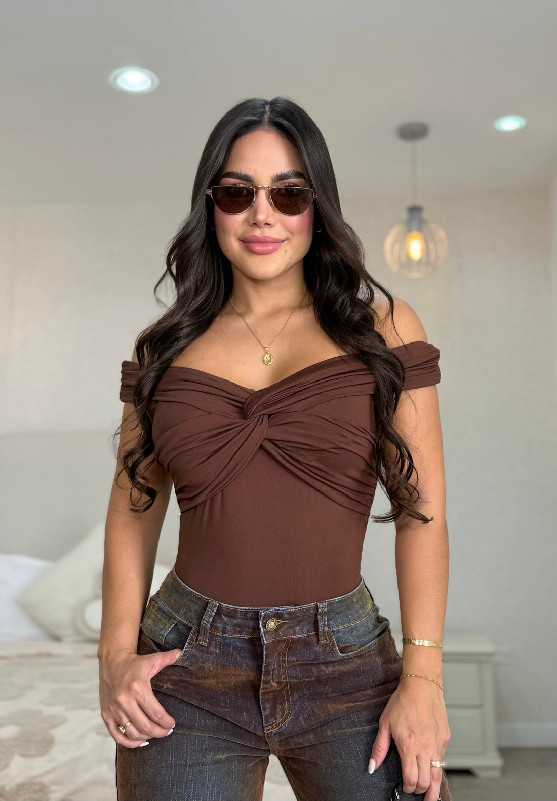BODY AMELIA MARRÓN