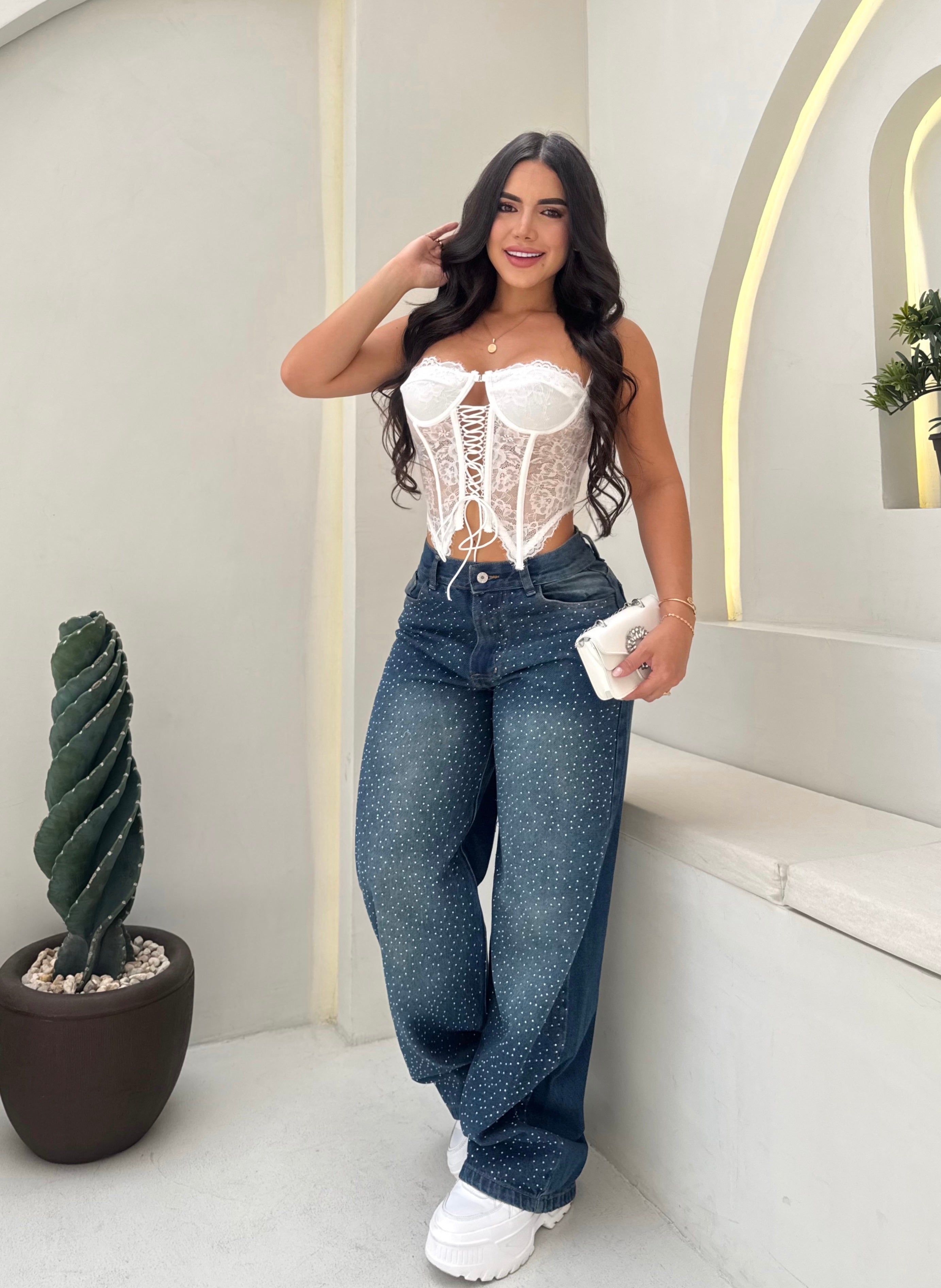 CORSET MÍA BLANCO