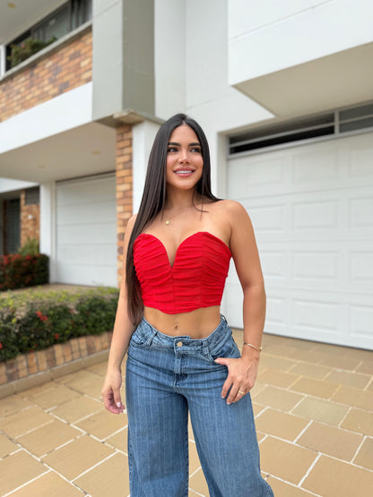 ESTRAPLE FRIDA ROJO